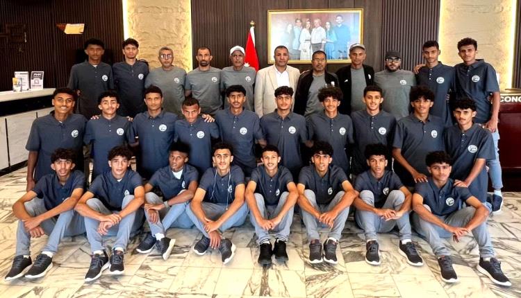 وصول بعثة منتخب الناشئين الى الأردن للمشاركة في بطولة غرب آسيا
