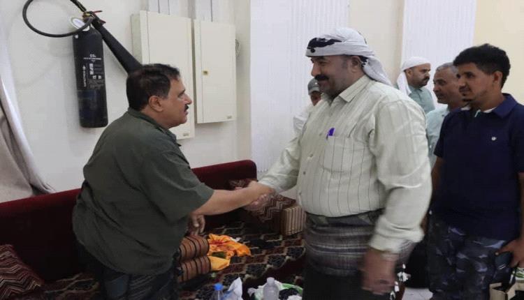وكيل وزارة الداخلية اللواء قايد عاطف يحضر مجلس عزاء العميد أبوبكر جبر بوفاة والده