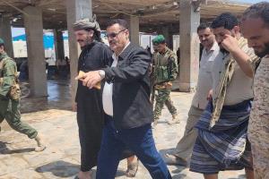 مدير البريقة يؤكد اهتمام قيادة السلطة المحلية بالنهوض وتطوير كافة المنشآت السمكية