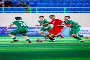 منتخب الناشئين يفوز على سوريا بثلاثية ويتأهل إلى نصف نهائي بطولة غرب آسيا
