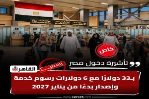 رسوم تأشيرة جديدة لدخول مصر