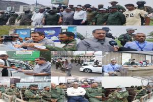 مدير أمن العاصمة عدن يدشن الحملة الأمنية التوعوية بمخاطر المخدرات 
