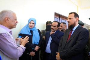 المحافظ شيخ يفتتح مدرسة الشهيد اللواء سالم قطن بمديرية خورمكسر