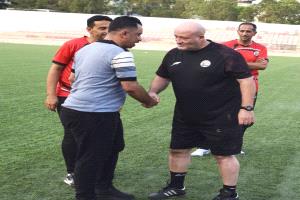 عرفات الضالعي يلتقي بعثة المنتخب الوطني ويؤكد تسخير كافة الإمكانيات لإنجاح التحضيرات لخليجي 27