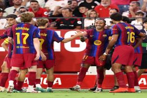 برشلونة يكتب انتصاره السابع بتوقيع "ساحر البرازيل"