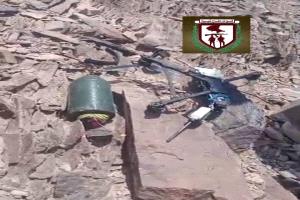 قوات دفاع شبوة تُسقط مسيّرة حوثية انتحارية في جبهة بيحان