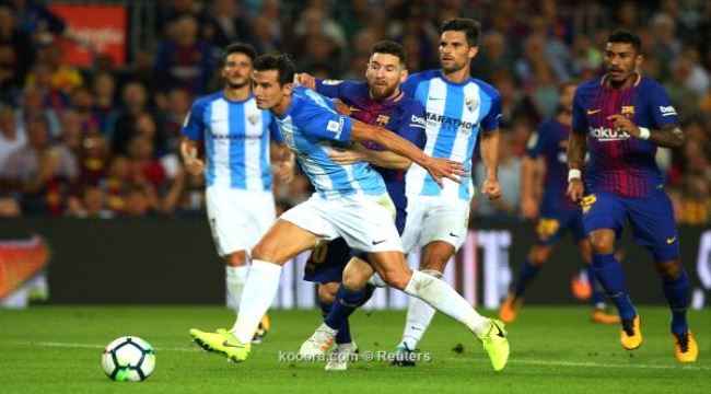 برشلونة يحقق المطلوب ويهزم مالاجا في مباراة باهتة ..