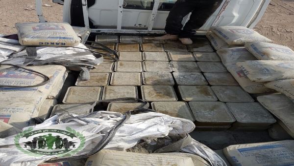  "الحزام ": ضبط شاحنة محملة باسلحة وذخائر كانت في طريقها الى عدن ( صور )