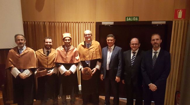 بحضور السفير ميسري.. المهندس " الكاف " ينال الدكتوراه في جامعة إسبانية